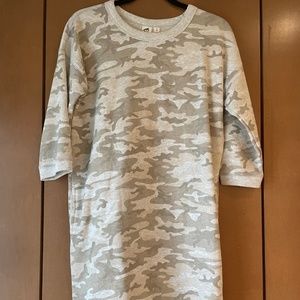 GAP Camo Sweatshirt Dress XS :: CUTE and COMFY!!!